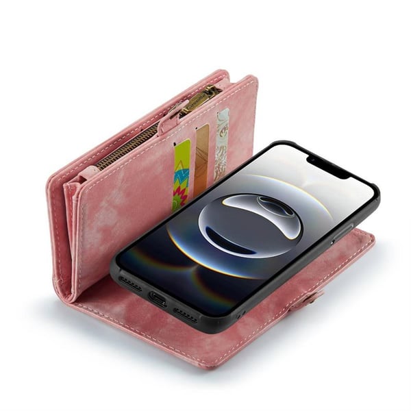 CaseMe mobildeksel 008 8-kort til Apple iPhone 16e - Rosa