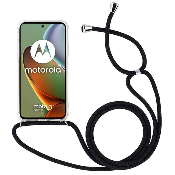 Halskæde cover til Motorola Moto G15 Power - Gennemsigtig