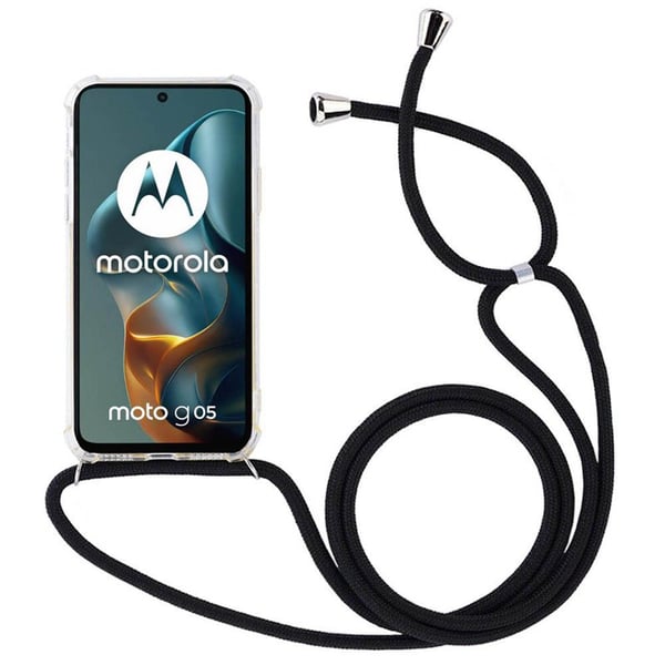 Kaulakorukotelo Motorola Moto G05 - Läpinäkyvä