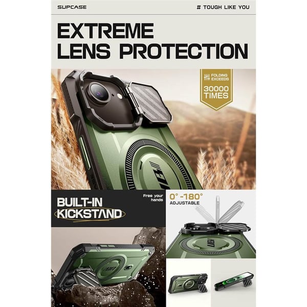 SUPCASE UB Mag XT kuori Apple iPhone 16e - Guldan