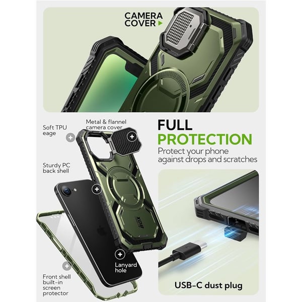 i-Blason Armorbox skal till Apple iPhone 16e - Guldan