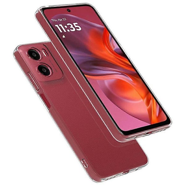 PCH gjennomsiktig silikon deksel til Motorola Moto E15