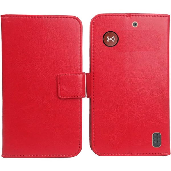 Wallet cover 2-kort til Doro Leva X10 - RÃ¸d