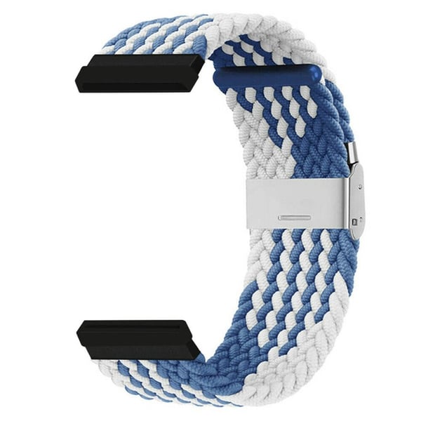 Flettet elastisk klokkereim til Fitbit Versa 4 - Bluewhite