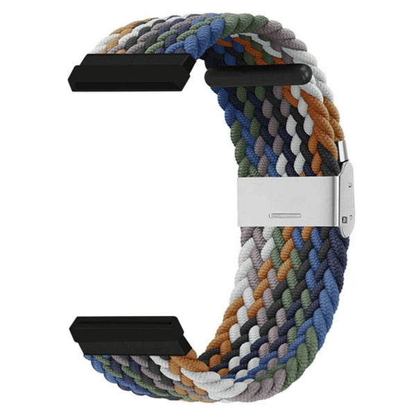 Flettet elastisk klokkereim til Fitbit Versa 3 - Cowboy