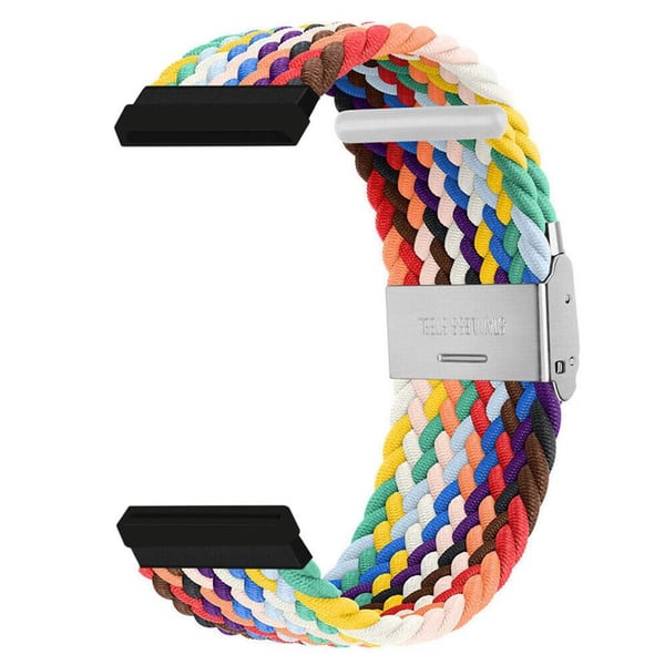 Flettet elastisk klokkereim til Fitbit Versa 3 - Pride edition