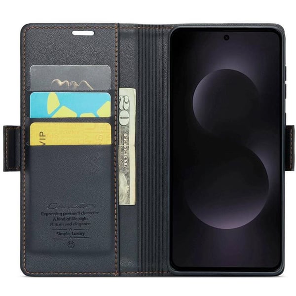 CaseMe mobilcover 023 til Samsung Galaxy S25 Edge - Sort