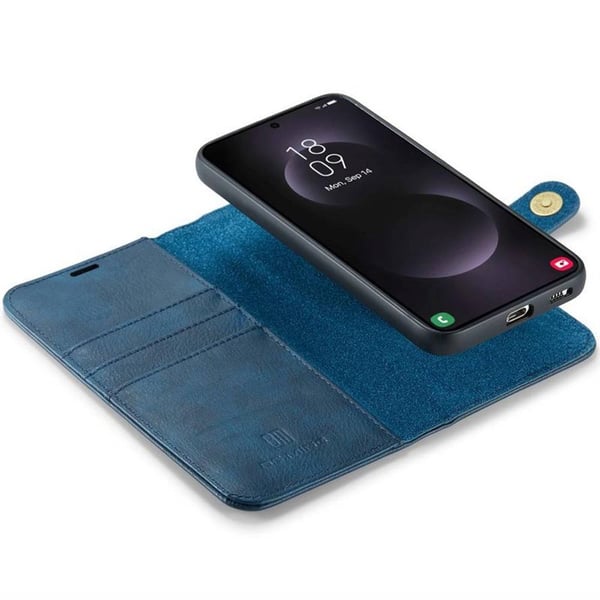 Wallet DG-Ming 2i1 til Samsung Galaxy S25 Edge - BlÃ¥