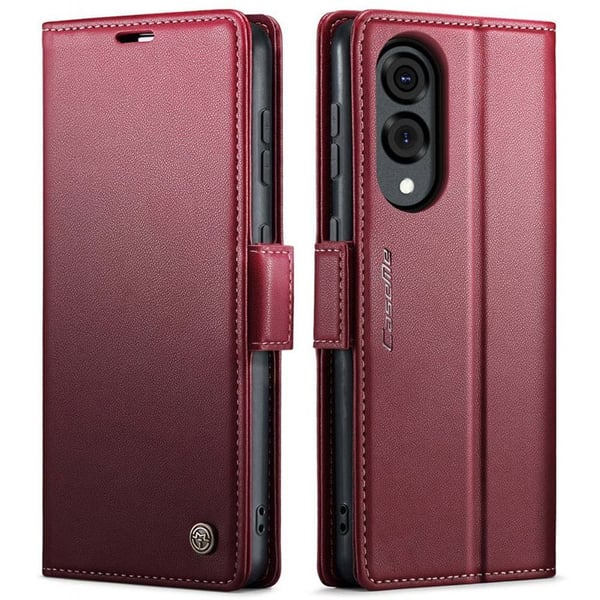 CaseMe mobildeksel 023 til Samsung Galaxy S25 Edge - Burgunder