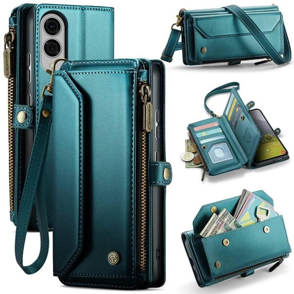 CaseMe mobildeksel C36 til Samsung Galaxy S25 Edge - Petrol
