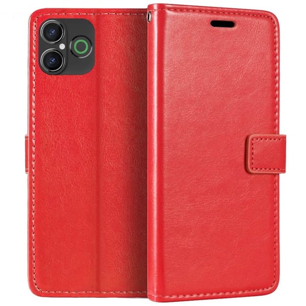 Wallet cover 3-kort til Doro Aurora A31 - RÃ¸d