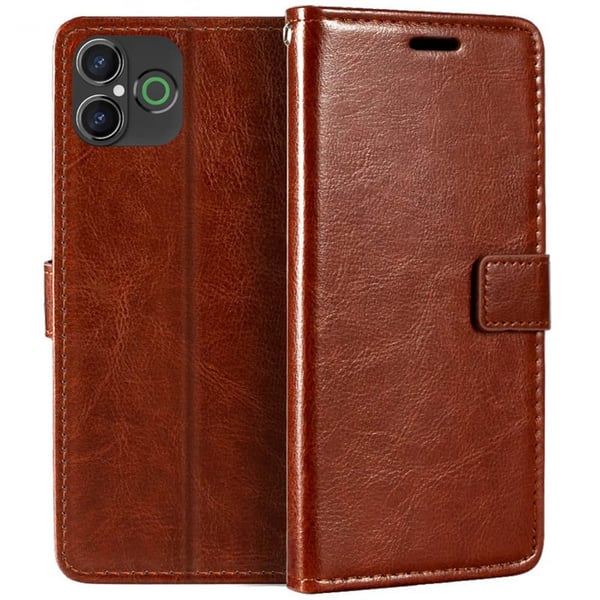 Wallet cover 3-kort til Doro Aurora A31 - Brun