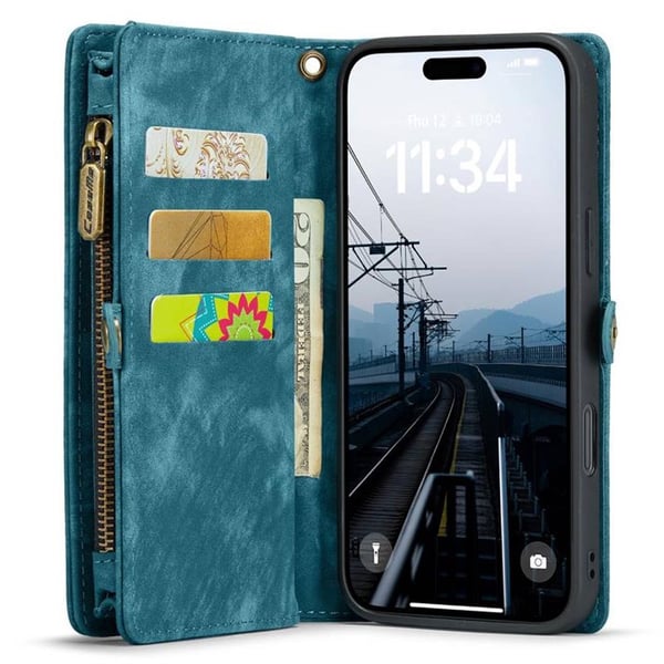 CaseMe puhelimenkotelo 008 8-kortti Apple iPhone 17 - Sininen