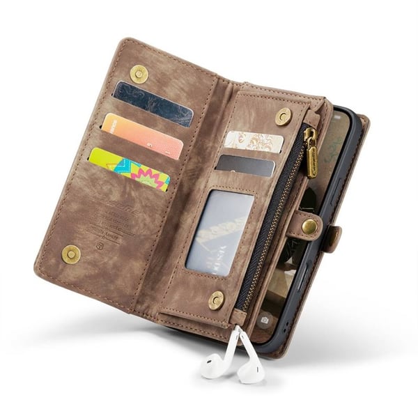 CaseMe mobilcover 008 8-kort til Apple iPhone 17 - Brun