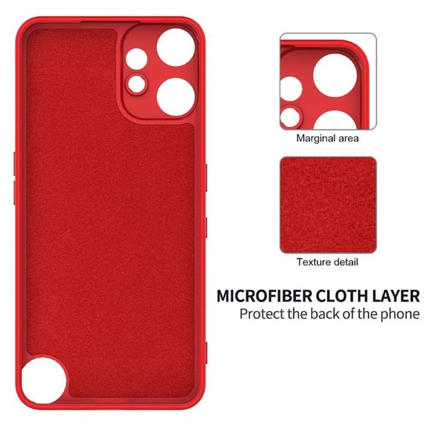 Liquid silikone cover til Nothing CMF Phone 2 Pro - Rød