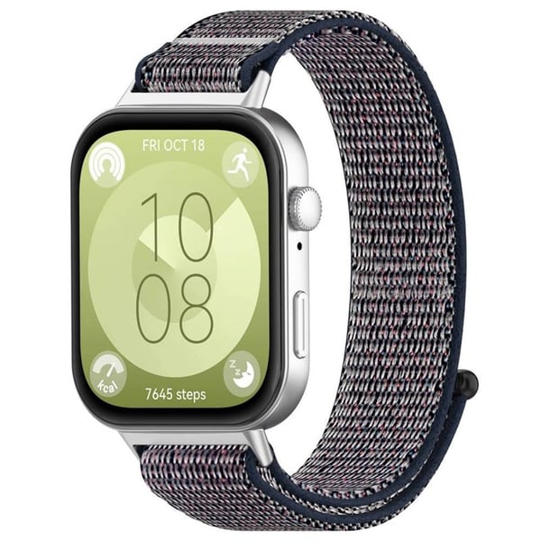 Nylon Urrem til Huawei Watch Fit 4 - Midnight blue