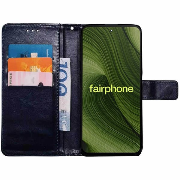 Lommebokdeksel 3-kort til Fairphone 6 - MÃ¸rkeblÃ¥