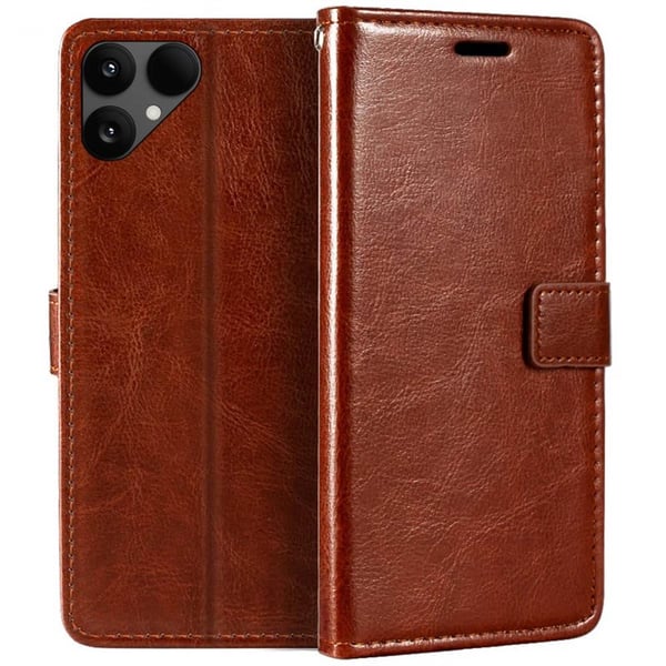 Wallet cover 3-kort til Fairphone 6 - Brun