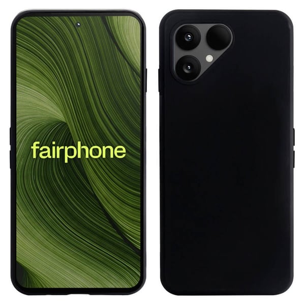Silikone cover til Fairphone 6 - Sort Silikone cover til Fairphone 6 - Sort