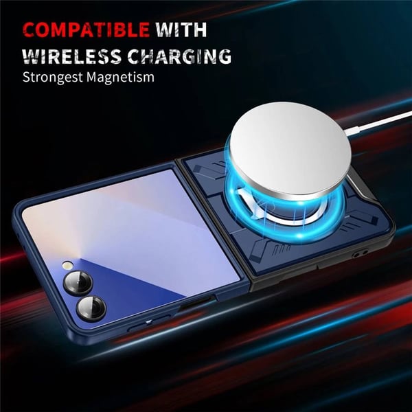 Magnetic Ring deksel til Samsung Galaxy Z Flip 7 - Pine Green