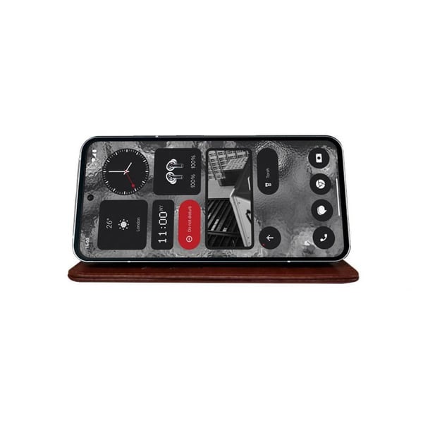 Lompakkokotelo 3-kortti Nothing Phone 3 - Ruskea