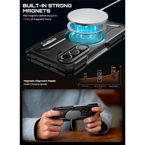 SUPCASE UB Grip skal till Samsung Galaxy Z Fold 7 - Svart