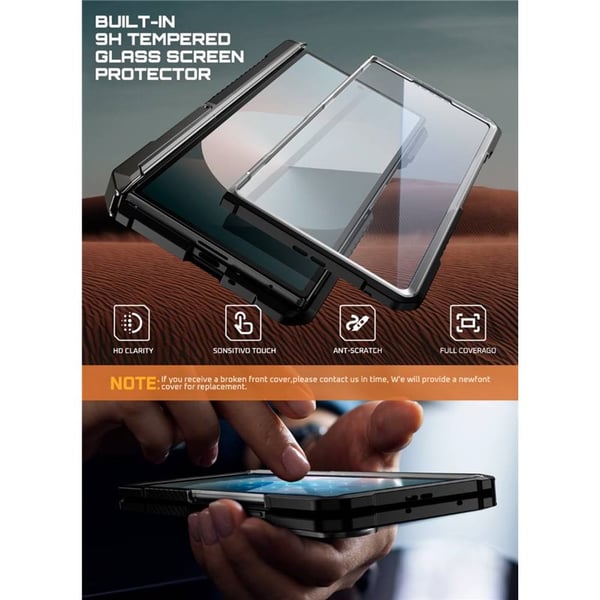 SUPCASE UB Grip skal till Samsung Galaxy Z Fold 7 - Svart