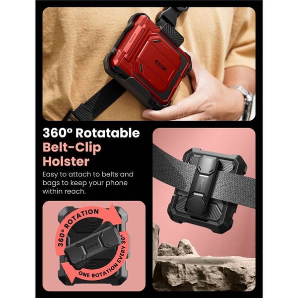 i-Blason Armorbox kotelo Samsung Galaxy Z Flip 7 - Ruddy