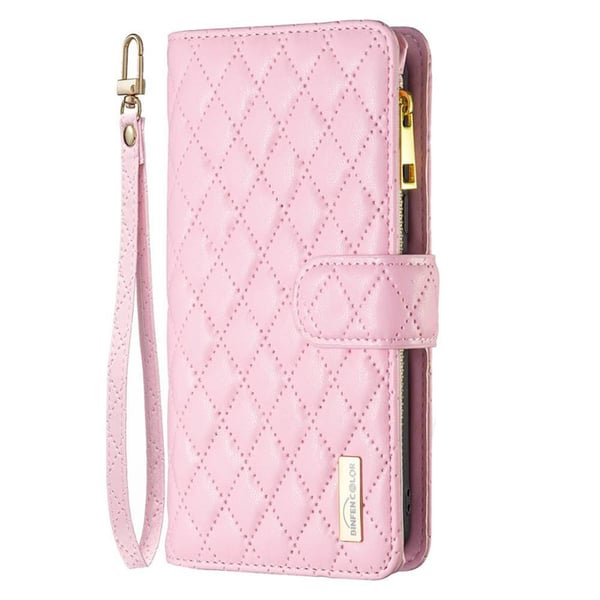 Rhombus lommebokdeksel 9-kort til Doro Aurora A30 - Blush pink