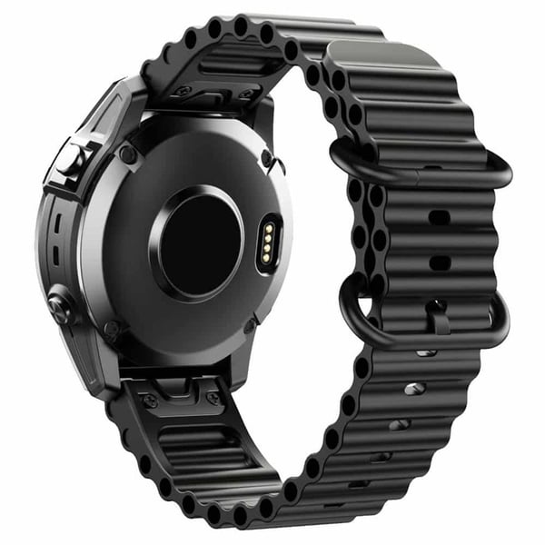 Ocean Urrem til Garmin Quatix 8 (51mm) - Sort