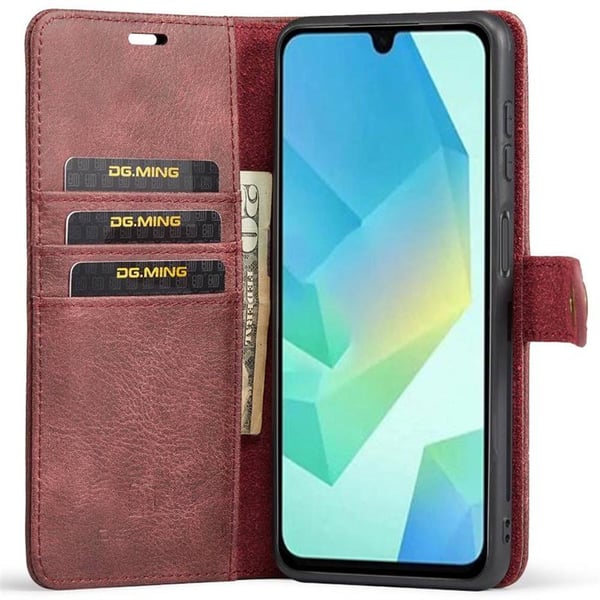 Mobil lommebok DG-Ming 2i1 til Samsung Galaxy A17 5G - RÃ¸d