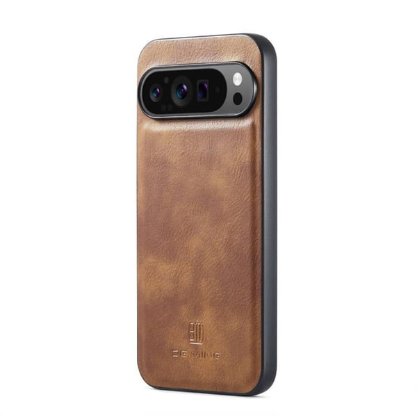 Mobil lommebok DG-Ming 2i1 til Google Pixel 10 Pro - Brun