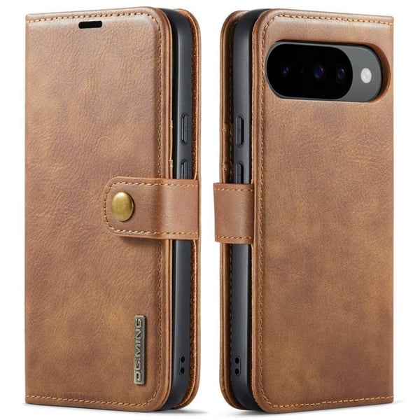 Mobil lommebok DG-Ming 2i1 til Google Pixel 10 - Brun
