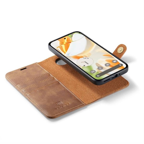 Mobil lommebok DG-Ming 2i1 til Google Pixel 10 - Brun