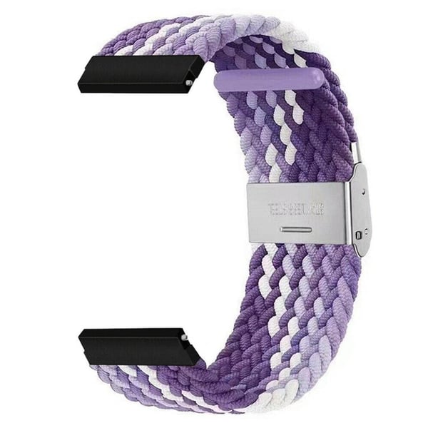 Flettet elastisk klokkereim til Suunto Run - Gradient purple