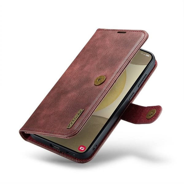 Wallet DG-Ming 2i1 til Samsung Galaxy S25 FE - RÃ¸d