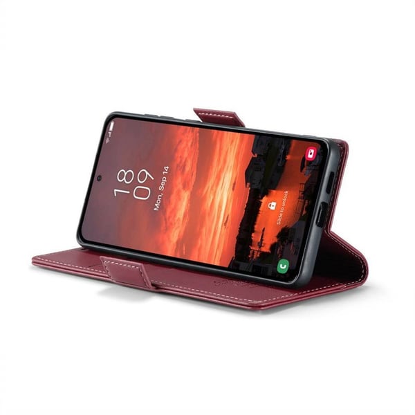 CaseMe mobildeksel 023 til Samsung Galaxy S25 FE - Burgunder