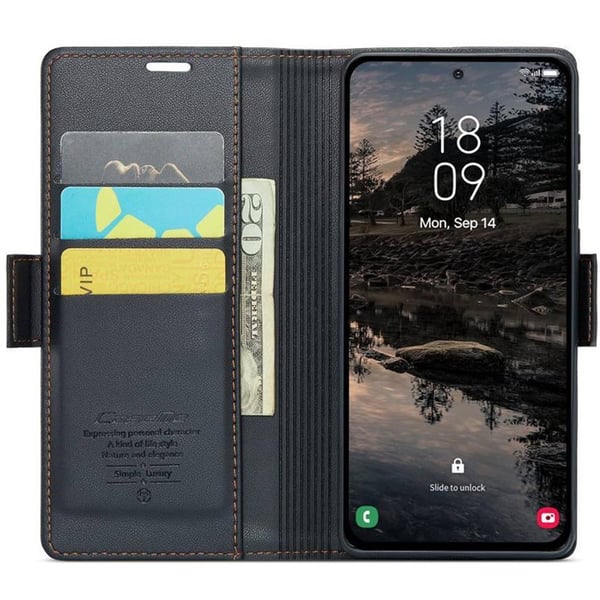 CaseMe puhelimenkotelo 023 Samsung Galaxy S25 FE - Musta CaseMe puhelimenkotelo 023 Samsung Galaxy S25 FE - Musta