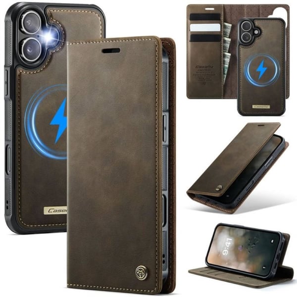 CaseMe suojakotelo C49 2in1 Apple iPhone 16 Plus â Coffee