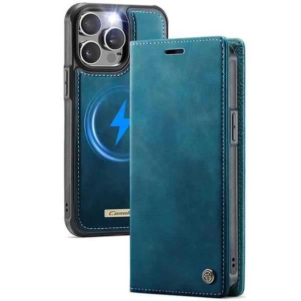 CaseMe mobildeksel C49 2i1 til Apple iPhone 15 Pro – Petrol