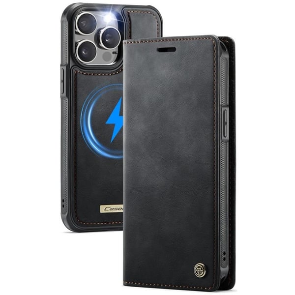 CaseMe mobilcover C49 2i1 til Apple iPhone 14 Pro – Onyx black
