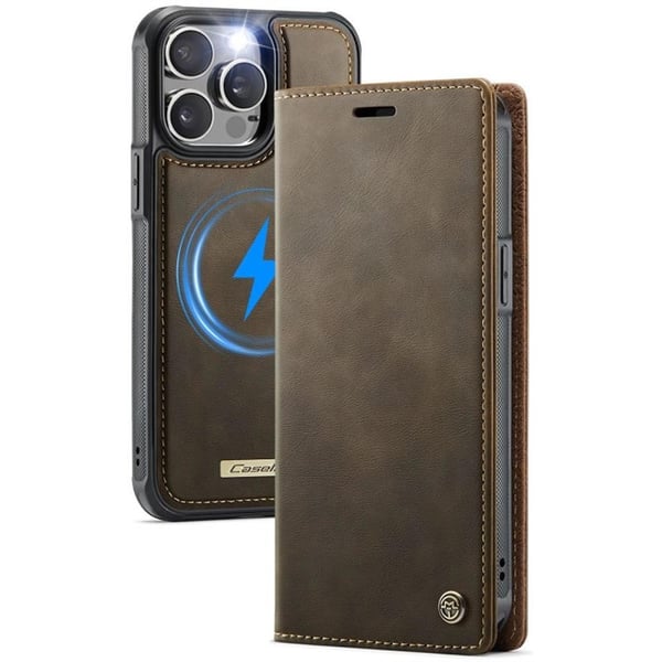CaseMe mobilcover C49 2i1 til Apple iPhone 14 Pro Max â Coffee