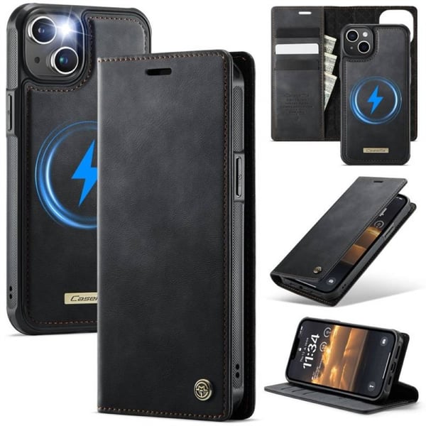 CaseMe mobildeksel C49 2i1 til Apple iPhone 15 Plus â Onyx bla