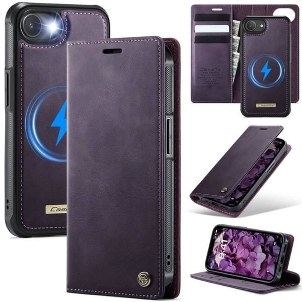 CaseMe mobildeksel C49 2i1 til Apple iPhone 16e â Purple pulse