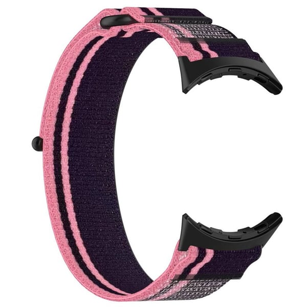 Nylon klockarmband till Google Pixel Watch 4 (45mm) - Rose Twili