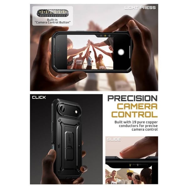 SUPCASE UB Pro cover til Apple iPhone Air - Sort