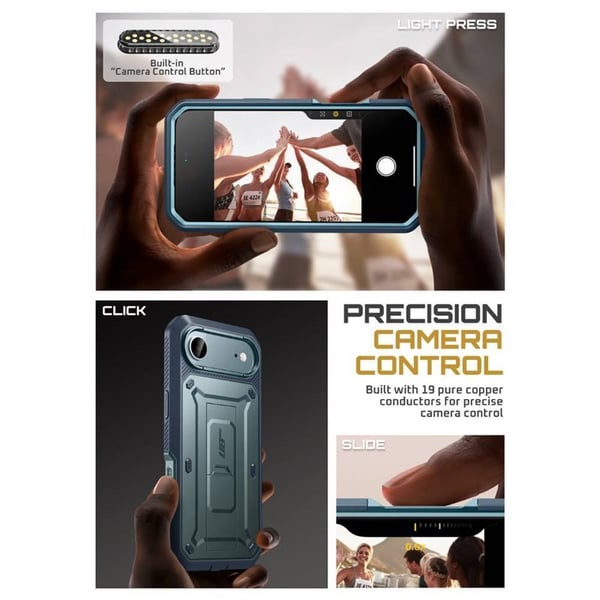 SUPCASE UB Pro kotelo Apple iPhone Air - Azure