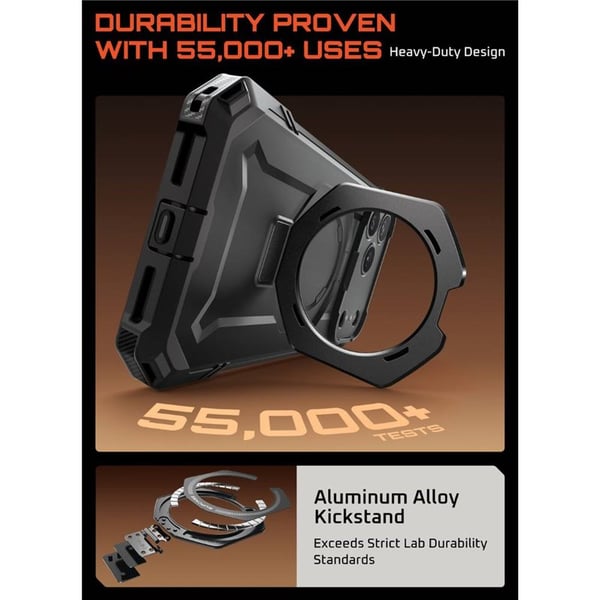 SUPCASE UB Grip kuori Apple iPhone 17 Pro - Black