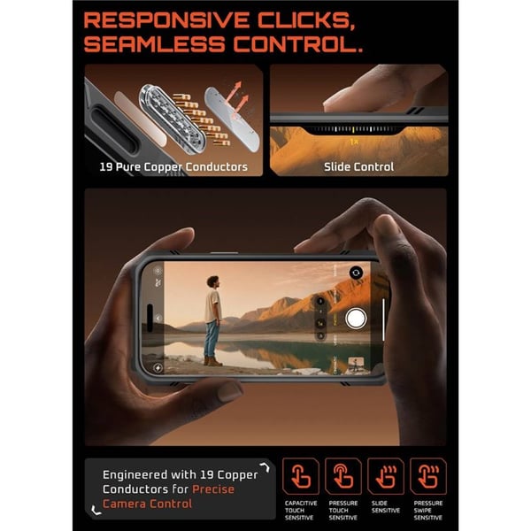 SUPCASE UB Grip cover til Apple iPhone 17 Pro - Desert