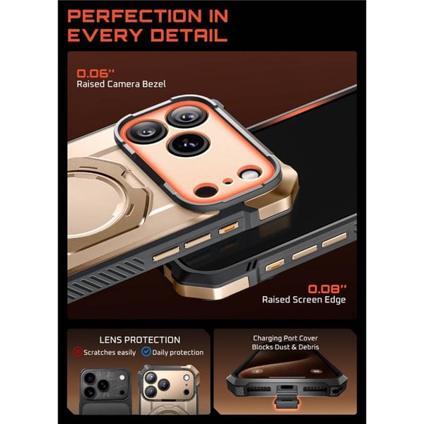 SUPCASE UB Grip cover til Apple iPhone 17 Pro - Desert